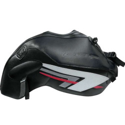 Bagster tank mat black /deco steel grey/red (1557F) Honda CBF600 N (no fairing)
