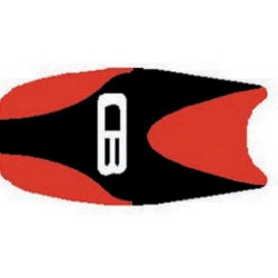 Saddle cover Bagster (2037V) Red Fonce/Black/White Letters Honda CB500 01-02