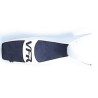 Saddle cover Bagster (2006G) White/Acier/Letters Steel Honda VFR750 92