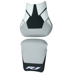 Saddle cover Bagster (2132C) Clair/White/Black/R1 White Yamaha YZF-R1 02