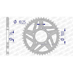 AFAM 49 teeth not 520 type 93629 Yamaha YZF 1000 R1 SP