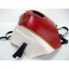 Tapis de réservoir Bagster rouge/blanc/lisere or (1208E) Honda CBR600F2