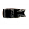 Housse de selle Bagster (2023D) Noir/Acier/Lettres Acier Kawasaki ZZR600 92