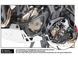 Hepco &amp- Becker CRF1000L AFRICA TWIN 16-17 low-mounted black splash guards 2