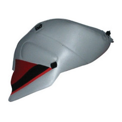 Tapis de réservoir Bagster gris clair/deco rouge (1422R) Aprilia 1000 Tuono