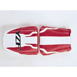 Saddle cover Bagster (2014F) Coquelicot/Blanc/Letters Noires Yamaha YZF750 94-95