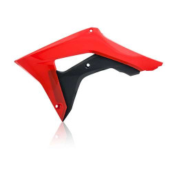 Acerbis Honda CRF450R black/red radiator fins (0022381.349)