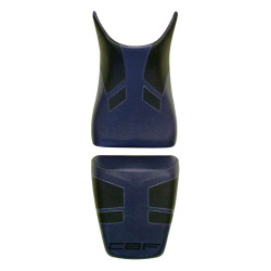 Housse de selle Bagster (2152E) Bleu De Chine/Noir/Lettres Noires Honda CBF600 S 05