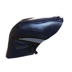 Tapis de réservoir Bagster bleu fonce/pointe noire et acier (1478H) Suzuki GSX750 R