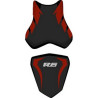 Housse de selle Bagster (2172A) Noir/Bordeaux Fonce/Lettres Grises Claires Yamaha YZF-R6 06
