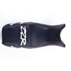 Housse de selle Bagster (2032F) Noir/Argent/Lettres Argent Kawasaki ZZR1100 95-96