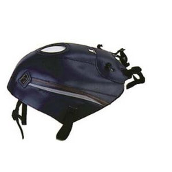 Tapis de réservoir Bagster marine/bandes aubergine et acier (1207G) Yamaha TDM850