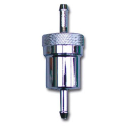 Filtre à essence Bihr rond alu 5/6 mm (démontable)