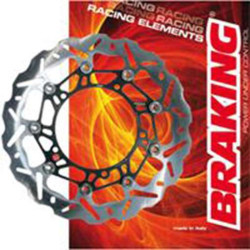 Disque de frein avant droit Braking SK2 WK089R Suzuki GSR750 11-16