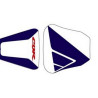 Saddle cover Bagster (2117B) White/Bleu Fonce/Red Letters Honda CBR600F SPORT 02