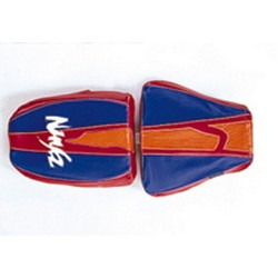 Saddle cover Bagster (2047D) Rouge/Violet Fonce/Orange/Letters Blanches Kawasaki ZX6 R 96