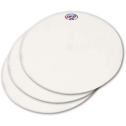 Plaques support numéros UFO universel Oval Blanc x3