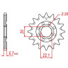 Pignon anti-boue JT 14 dents pas 520 type 1590SC Yamaha YZ250F