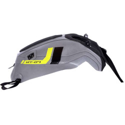 Tapis de réservoir Bagster acier/noir mat/déco fluo/noir (1681J) Yamaha MT-07