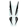 Saddle cover Bagster (2159H) White/Black/Black Letters Honda CBR125 07-08