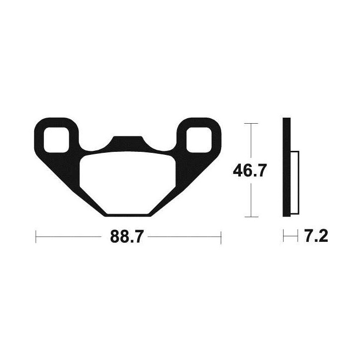 Brake pads metal fried BENDIX MO406