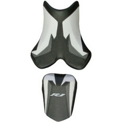 Saddle cover Bagster (2155A) Black/Gris Clair/Anthracite/Letters Grises Claires Yamaha YZF-R1 04
