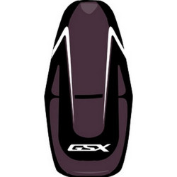 Housse de selle Bagster (2147H) Noir Mat/Noir/Lettres Argent Suzuki GSX1400 07