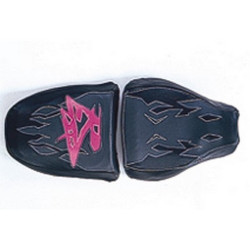 Housse de selle Bagster (2036H) Noir/Anthracite/Lettres Fuchsia Suzuki GSX1100 R 94