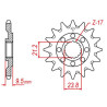 Pignon anti-boue JT 14 dents pas 520 type 284SC Honda CR250R