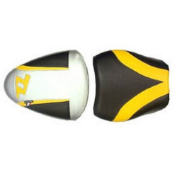 Saddle cover Bagster (2088E) Black/Safran/Letters Safran Suzuki TL1000 R 00