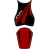 Saddle cover Bagster Bordeaux Clair/Noir/Lettres Grises Claires Honda CBR1000RR 08