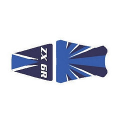 Saddle cover Bagster (2090K) Gitane/Bleu Fonce/White/White Letters Kawasaki ZX6 R/RR 01-02