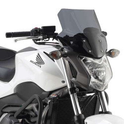Bulle fumé Givi +6-5cm D1112S Honda NC700S 2012-2013-NC750S-NC750S DCT 2014-2017
