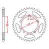 Steel crown JT 40 teeth not 530 type 1022