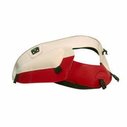 Tapis de réservoir Bagster blanc/rouge foncé (1426L) Triumph Scrambler