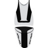 Saddle cover Bagster (2193B) Black/Gris Clair/Black Letters Kawasaki VERSYS 07