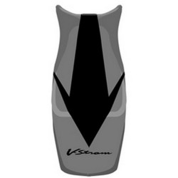 Housse de selle Bagster (2135H) Gris Clair/Noir/Lettres Noires Suzuki V-Strom 1000 03-05