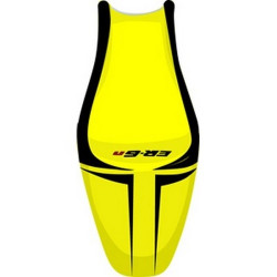 Housse de selle Bagster (2170B) Citron/Noir/Lettres Noires Kawasaki ER-6N 05-06