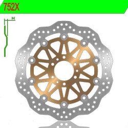 Front brake disc NG 752X VFR800 V-TECH 02-13