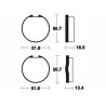 BENDIX MA18 organic brake pads