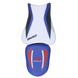 Housse de selle Bagster (2201L) Gitane/Noir/Blanc/Lettres Noires Suzuki GSX600R 09