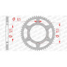 AFAM steel crown 43 teeth not 520 type 10212 HM-Honda CRE 125 R Enduro