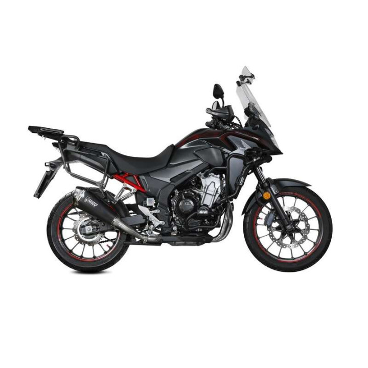 Silencieux homologué Mivv DELTA RACE Inox noir (H.084.LDRB) Honda CB500X