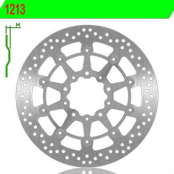 Disque de frein avant NG 1213 Z800 GTR/ZZR1400