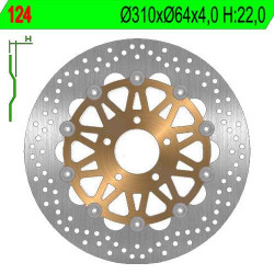 Disque de frein avant NG Suzuki GSX-R 750 89-95 1100 89-00