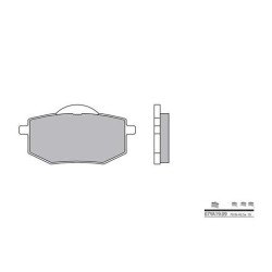 Plaquettes de frein organique BREMBO 07YA1909
