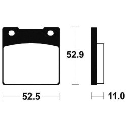 Brake plates Tecnium MA26