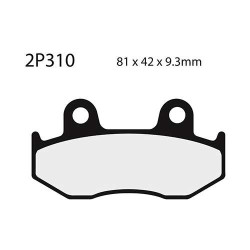 Semi-metal brake pads Nissin 2P-310NS