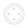 Disque de frein arrière Brembo Série Oro 68B407J3