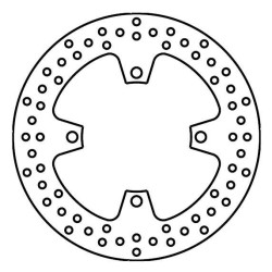 Rear brake disc Brembo Oro Series 68B407A3 Kawasaki Z750 / Z1000, GTR/ZZR 1400